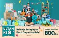 Dekoruma Rayakan Ulang Tahun ke-8 dengan Bagi-Bagi Hadiah &Hadirkan Aktivitas Menarik