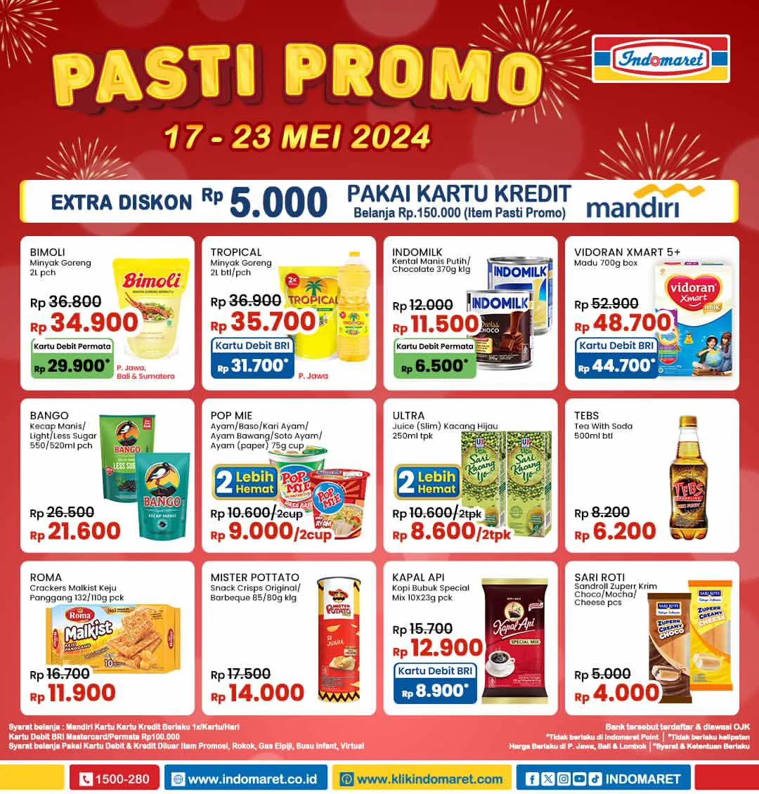 Promo JSM Indomaret Periode 17-19 Mei 2024