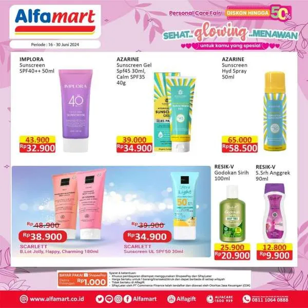 Promo Alfamart Personal Care Fair Periode 16-30 Juni 2024