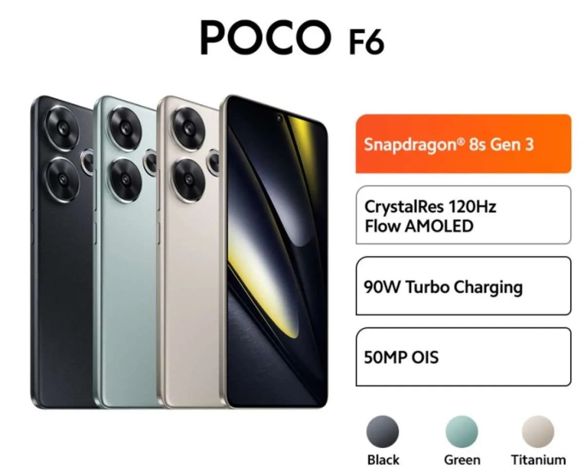 POCO F6: Update Harga Baru April 2025, Semua Varian Rp 4 Jutaan