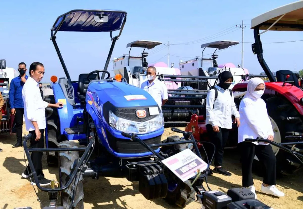 Jokowi Harapkan Penggunaan Alsintan Modern Mampu Tekan Food Loss