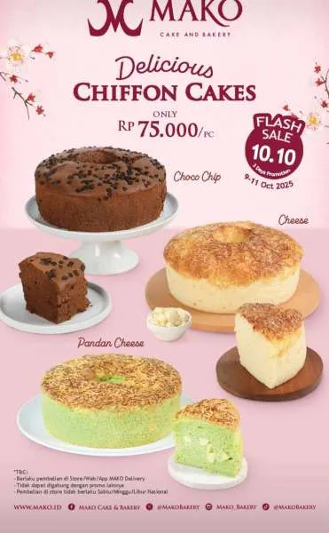 Promo Mako Bakery 10.10 9-11 Oktober 2025