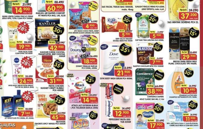 Promo Superindo Weekday 11-14 Agustus 2025, Jambu Crystal-Mama Lemon Diskon 40%