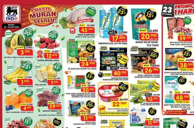 Promo JSM Superindo Weekend 22-24 November 2024, Nuvo dan Es Krim Diskon 40%