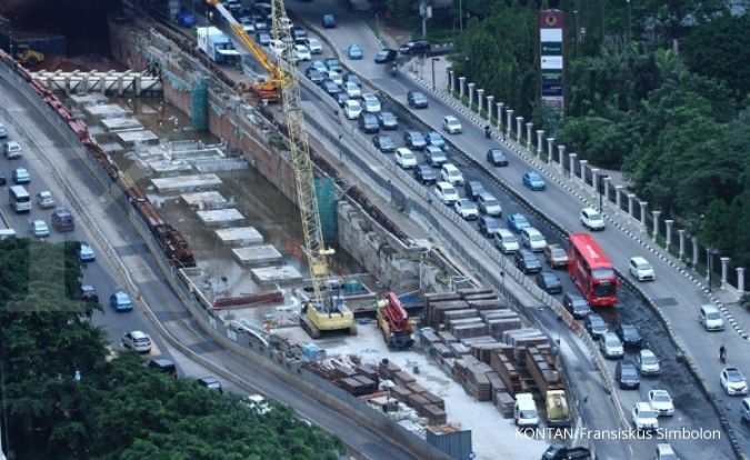 Anggaran proyek MRT kurang Rp 2,5 triliun