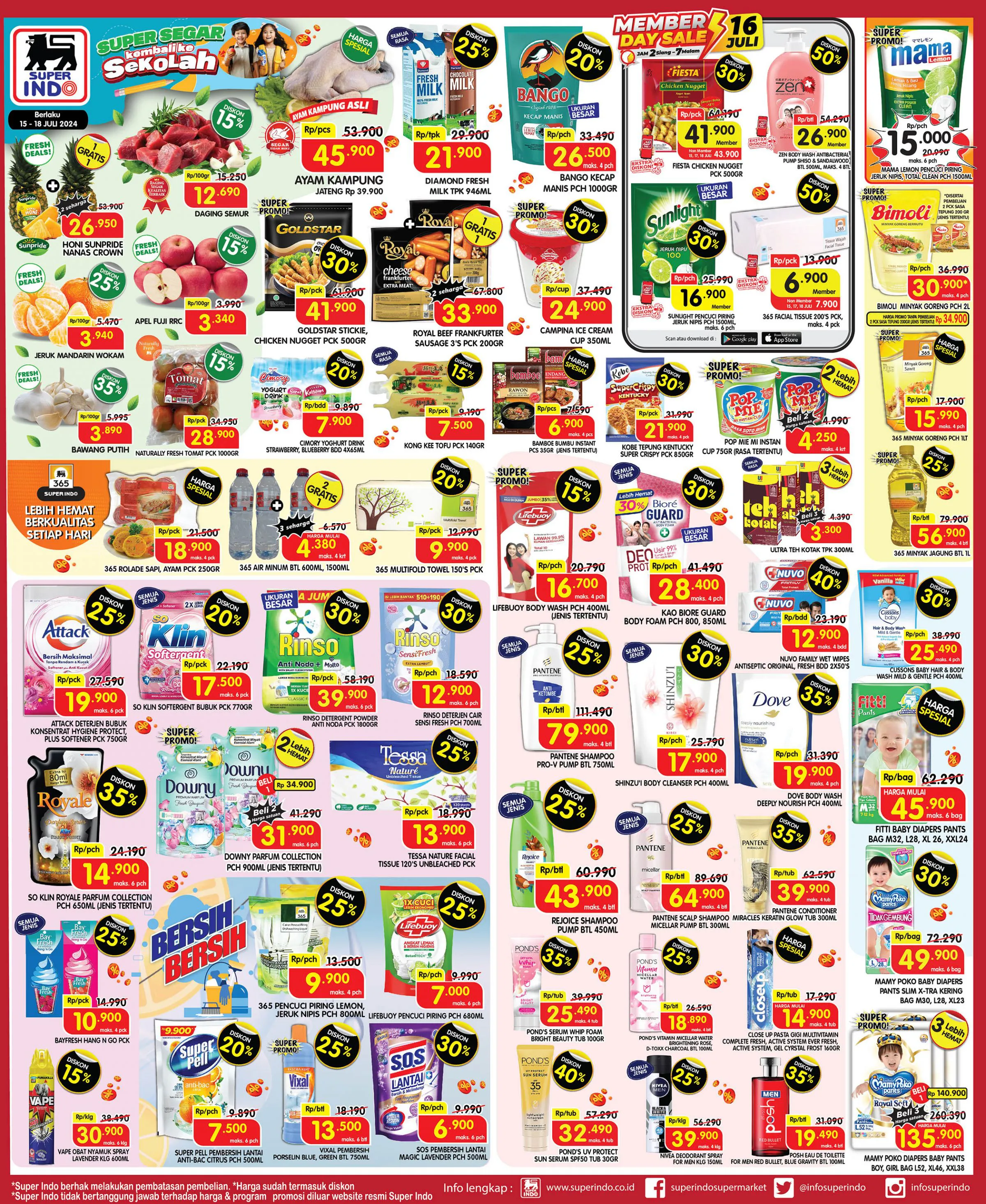 Promo Superindo Weekday Periode 15-18 Juli 2024