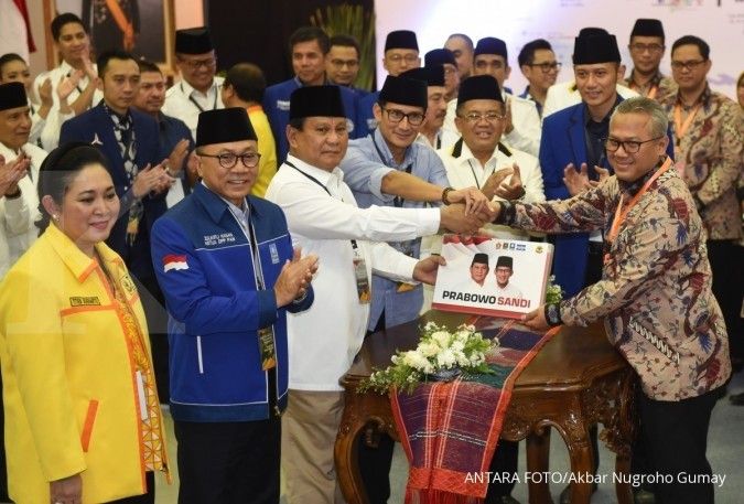 Prabowo-Sandiaga Uno resmi daftarkan diri ke KPU