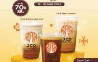 Promo J.CO Spesial Delivery Agustus 2025, 3 Minuman Baru Lebih Hemat