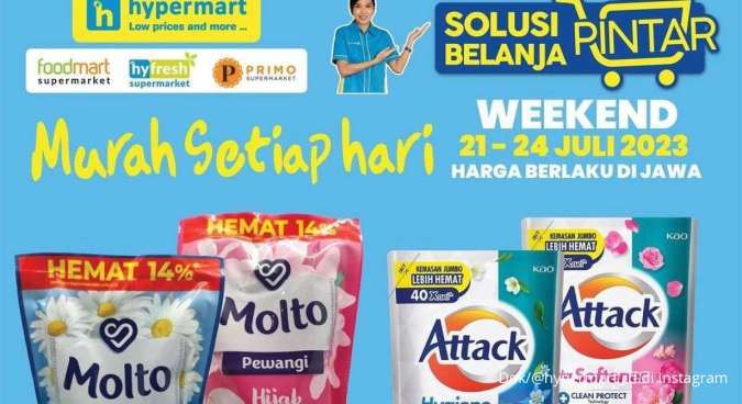 Harga Promo JSM Hypermart Hari Ini 23 Juli 2023, Solusi Belanja di Akhir Pekan