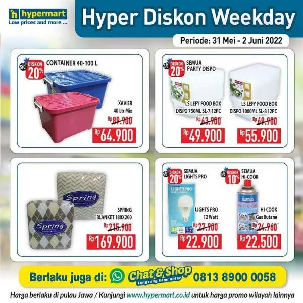 Promo Hypermart Mulai 31 Mei-2 Juni 2022