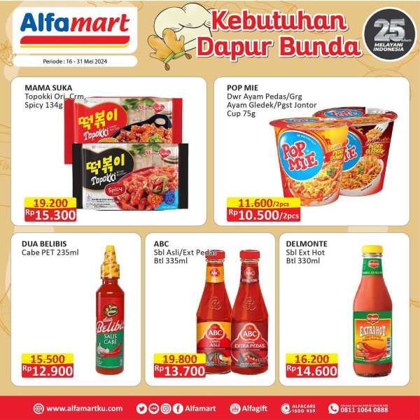 Promo Alfamart Belanja Kebutuhan Dapur 16-31 Mei 2024