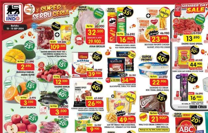 Promo JSM Superindo Weekend 13-15 September 2024, Walls Cornetto Diskon 35% Hari Ini