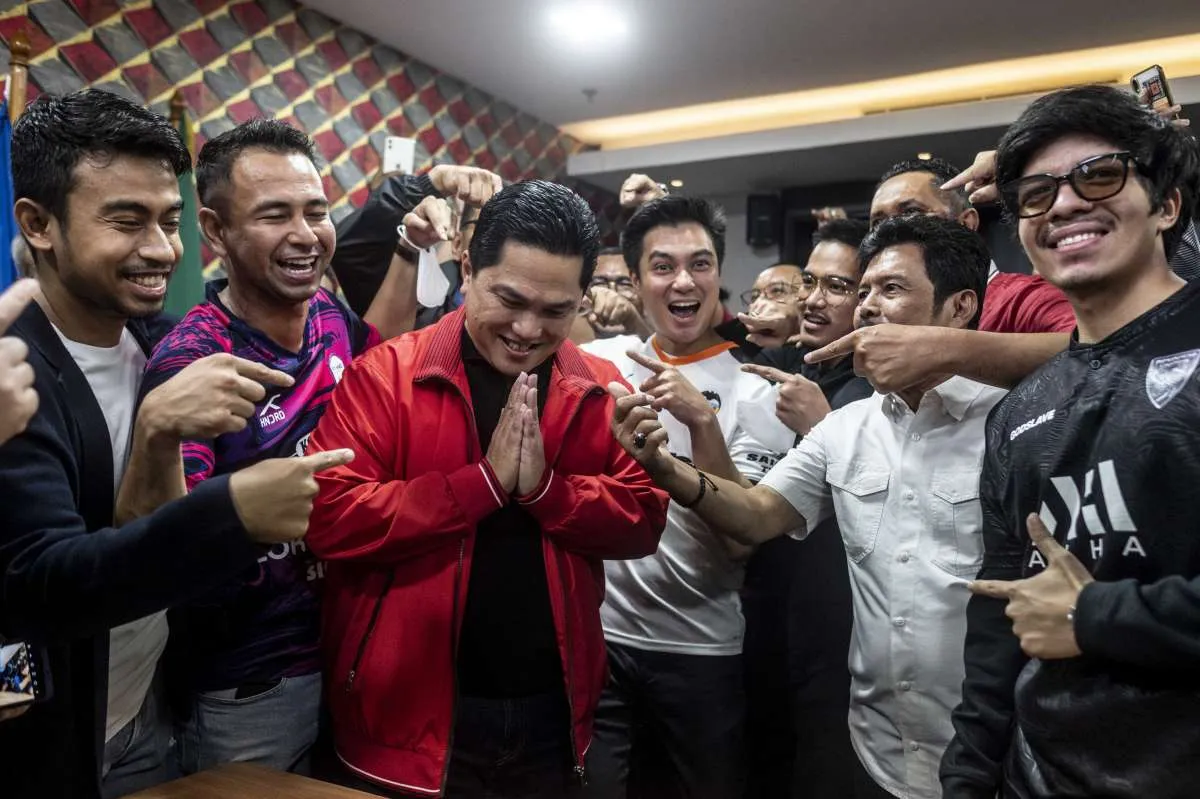 Erick Thohir Mencalonkan Ketua PSSI, Raffi Ahmad hingga Kaesang Beri Dukungan