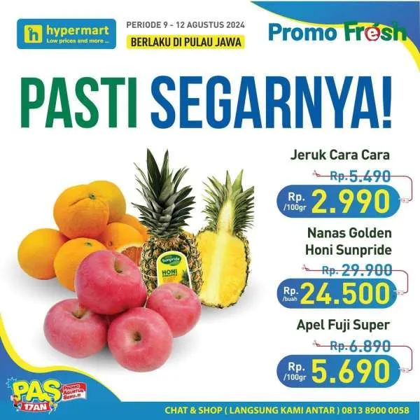 Promo JSM Hypermart Hyper Diskon Weekend Periode 9-12 Agustus 2024