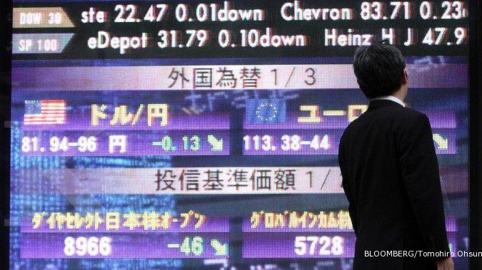 Bursa Asia masih menampakkan wajah muram