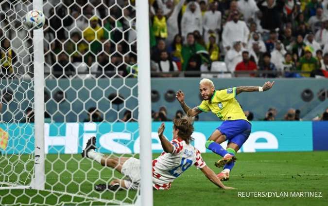 Hasil Pertandingan Kroasia Vs Brasil Extra Time Berakhir 1 - 1 Lanjut Adu Penalti