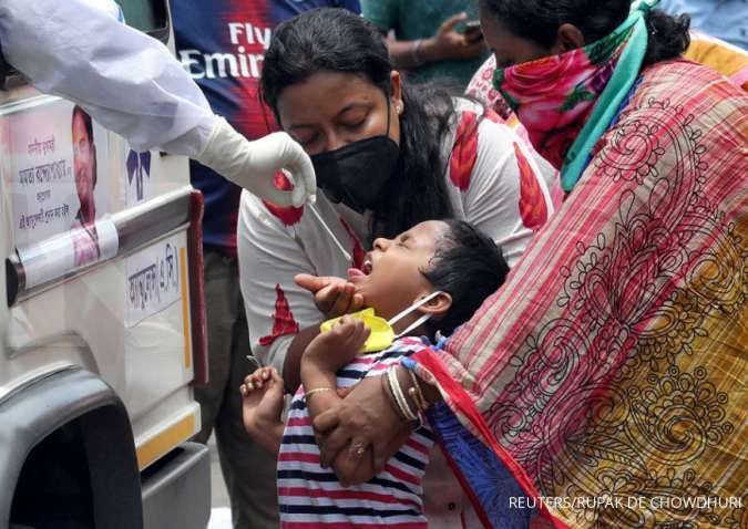 India catatkan rekor harian tertinggi infeksi corona dengan 40.425 kasus