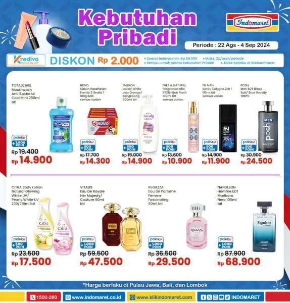 Promo Indomaret Super Hemat Periode 22 Agustus-4 September 2024