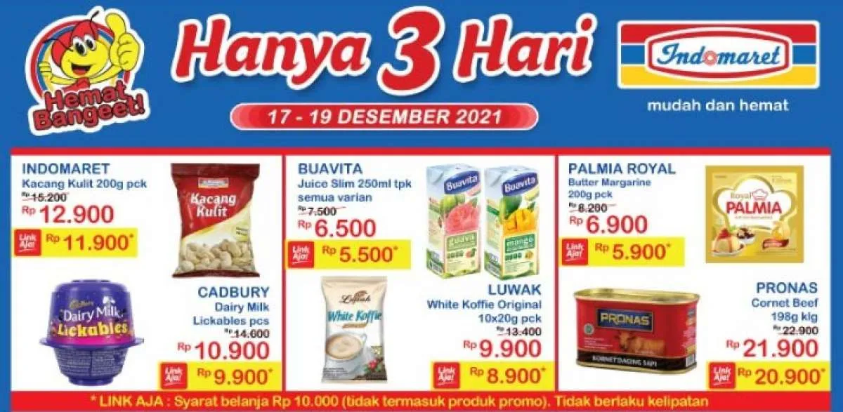 Promo JSM Indomaret 17-19 Desember untuk Potongan Harga di Jumat, Sabtu dan Minggu