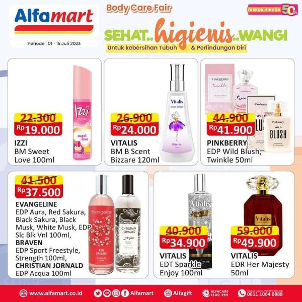 Harga Promo Alfamart Terbaru 1-15 Juli 2023, Promo Produk Perawatan Tubuh