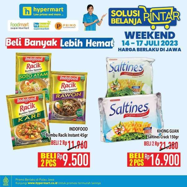 Katalog Harga Promo JSM Hypermart 14-17 Juli 2023