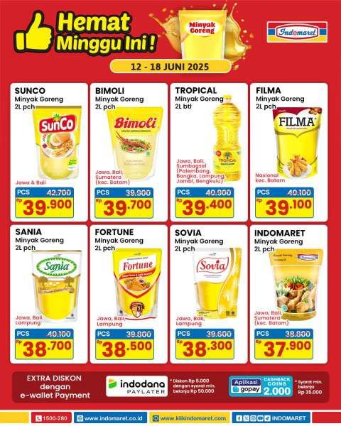 Promo Minyak Goreng di Indomaret 12-18 Juni 2025