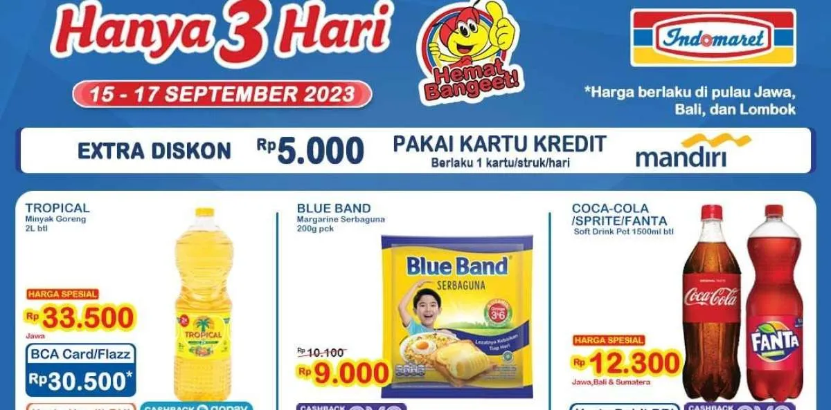 Harga Promo JSM Indomaret Minggu 17 September 2023, Beli Minyak Goreng Harga Spesial