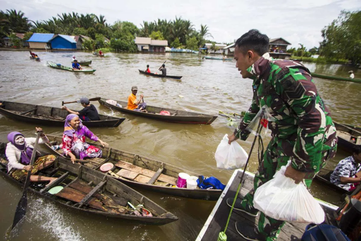 Analisis fenomena curah hujan ekstrem terhadap banjir di Kalimantan Selatan