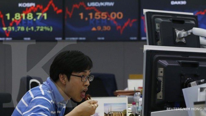 Bursa Asia di luar Jepang terjatuh 