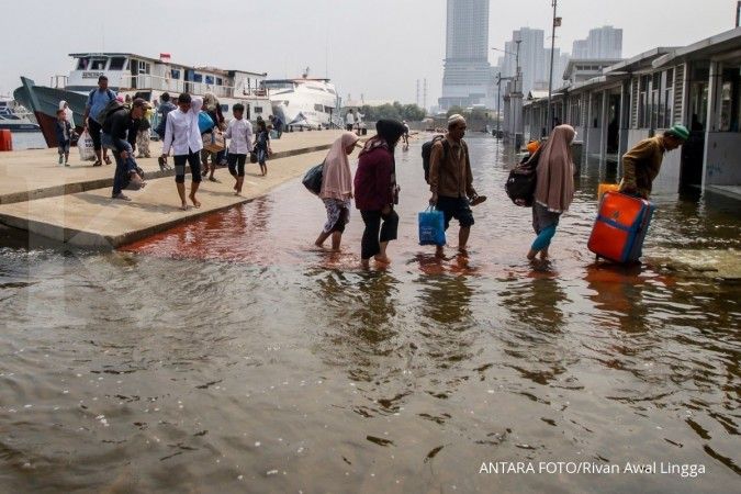 Kawasan Muara Angke banjir 20-40 cm sejak Jumat