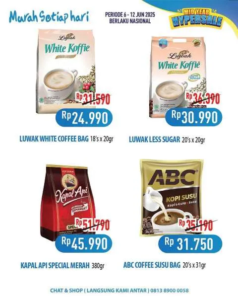 Promo Hypermart Hyper Diskon Weekday Periode 10-12 Juni 2025