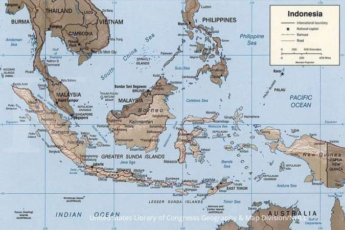 letak geografis Indonesia