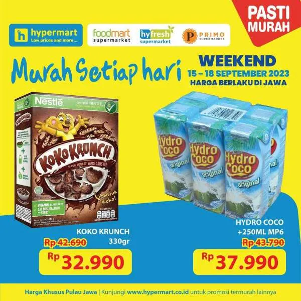 Promo Hypermart Hyper Diskon Weekend Periode 15-18 September 2023