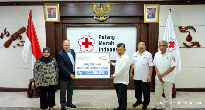 PMI Apresiasi Nestle Indonesia atas Donasi Bantuan Kemanusiaan Rp 1 Miliar