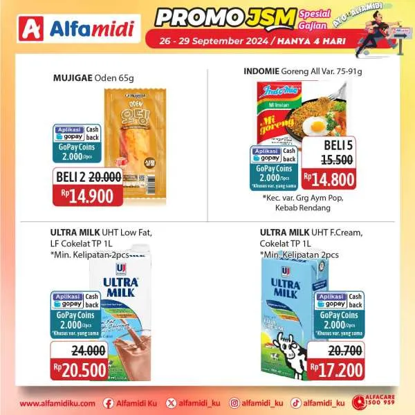 Promo JSM Alfamidi Hanya 4 Hari Periode 26-29 September 2024