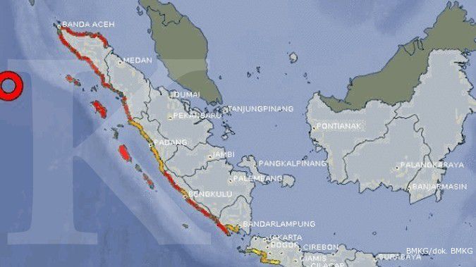 Gempa guncang Maluku Utara dan Lombok