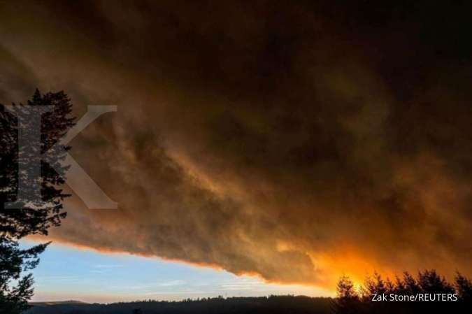 Hancurkan 5 kota, ini dia potret kebakaran hutan hebat di Oregon, AS
