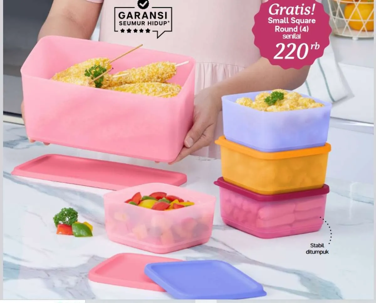 Mudik Lebih Cepat, Siapkan Pembawa Bekal Dari Katalog Promo Tupperware Maret 2023