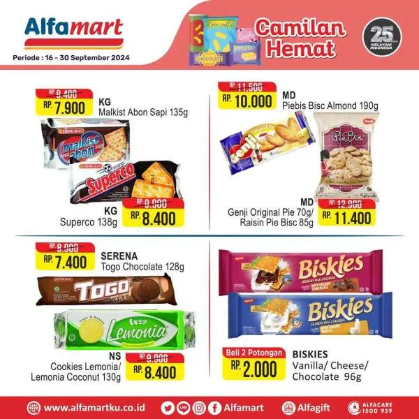 Promo Alfamart Snack Fair Periode 16-30 September 2024