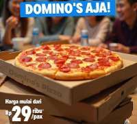Lapar Habis Kerja? Cek Promo Domino's Pizza Cuma Rp 29.000-an/Pax Sudah Lengkap