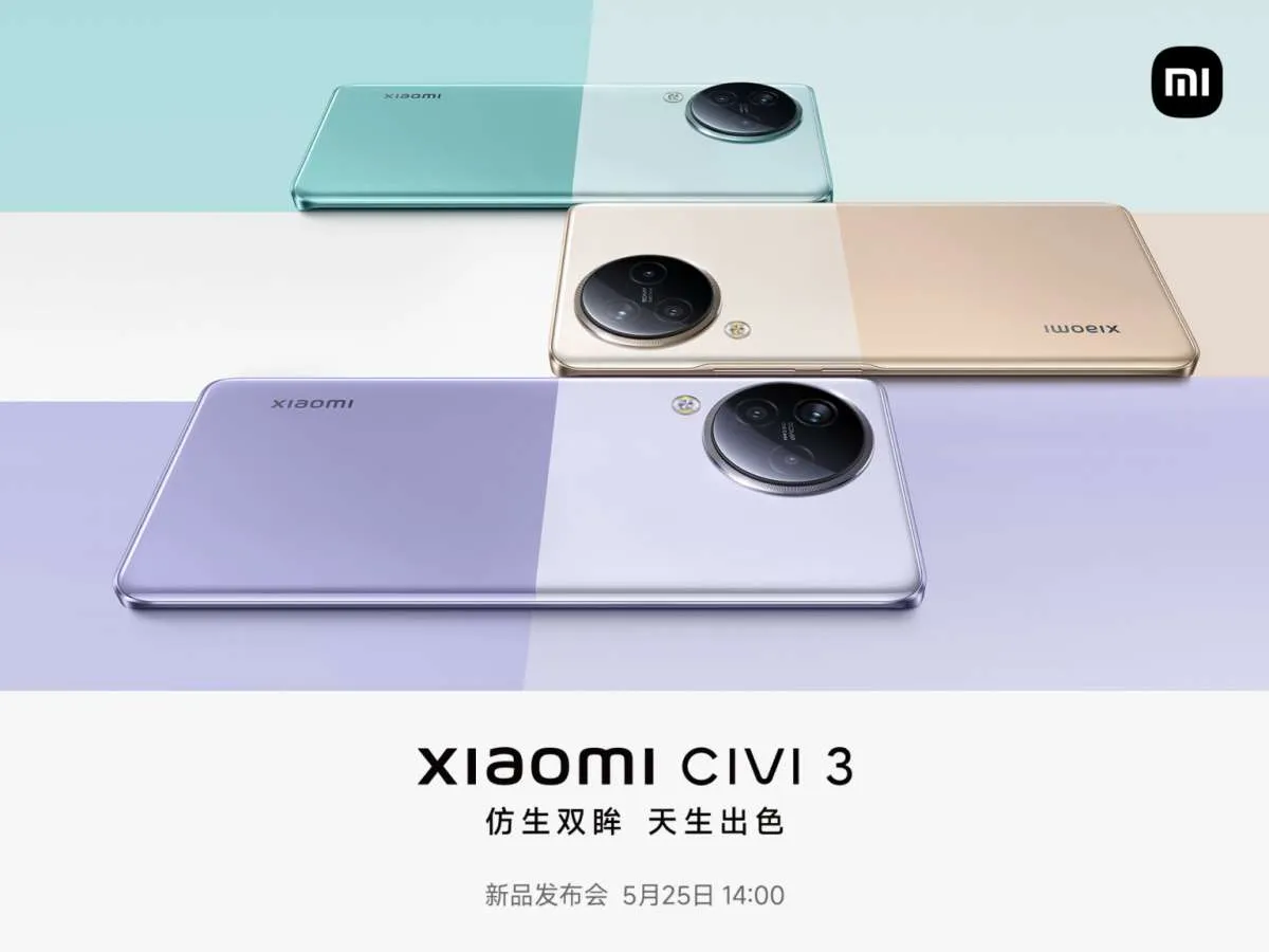 Xiaomi Civi 3 Dipastikan Rilis pada 25 Mei, Mari Intip Spesifikasinya