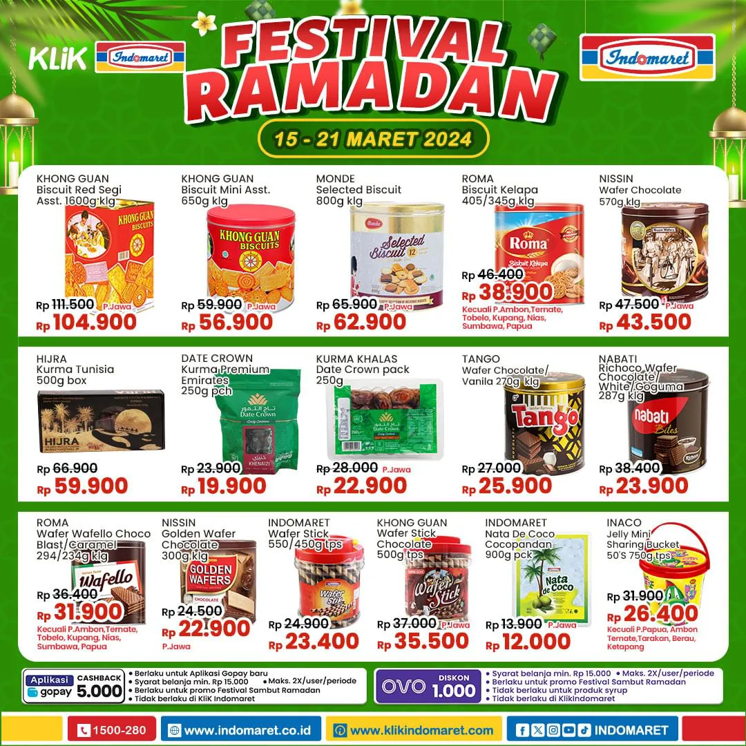 Promo Indomaret Festival Ramadan Periode 15-21 Maret 2024