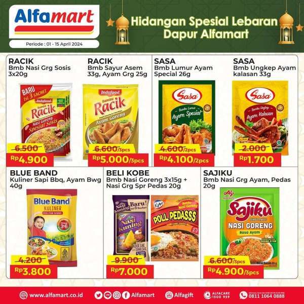 Promo Alfamart Sambut Lebaran 1-15 April 2024 Edisi Kebutuhan Dapur