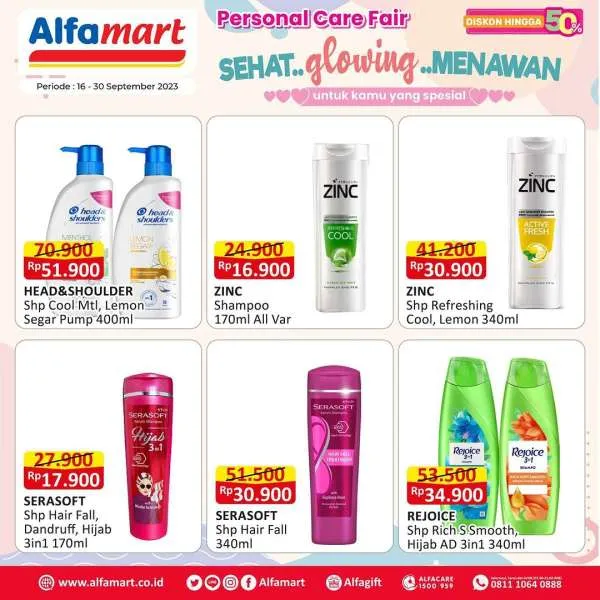 Promo Alfamart Personal Care Fair Periode 16-30 September 2023