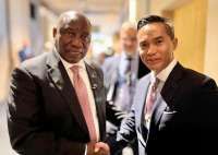 Ketua Umum Kadin Bahas Persiapan KTT G20 Bersama Presiden Afrika Selatan