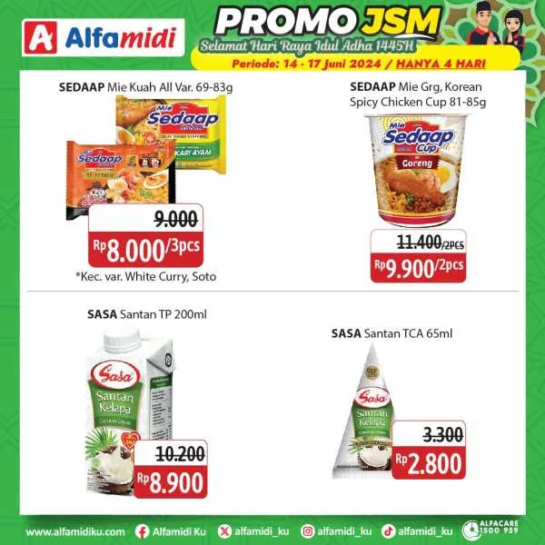 Promo JSM Alfamidi Hanya 4 Hari Spesial Idul Adha Periode 14-17 Juni 2024