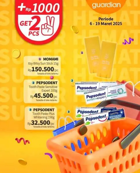 Promo Guardian Super Hemat Periode 6-19 Maret 2025