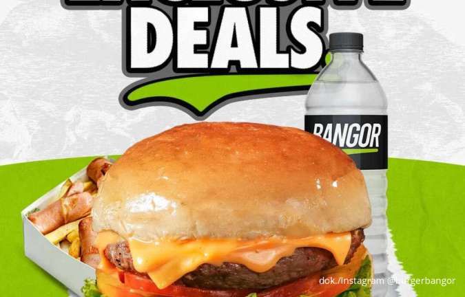 Promo Burger Bangor Exclusive Deals, Nikmati 3 Paket Burger Mulai Rp 45.000