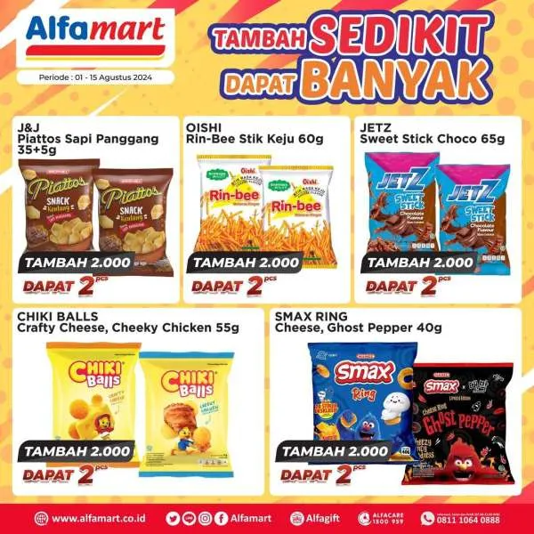 Promo Alfamart Snack Fair Periode 1-15 Agustus 2024