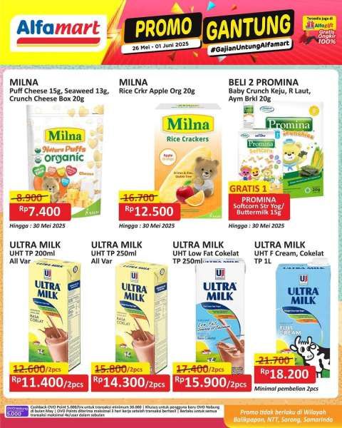 Promo Alfamart Gantung 26 Mei-1 Juni 2025